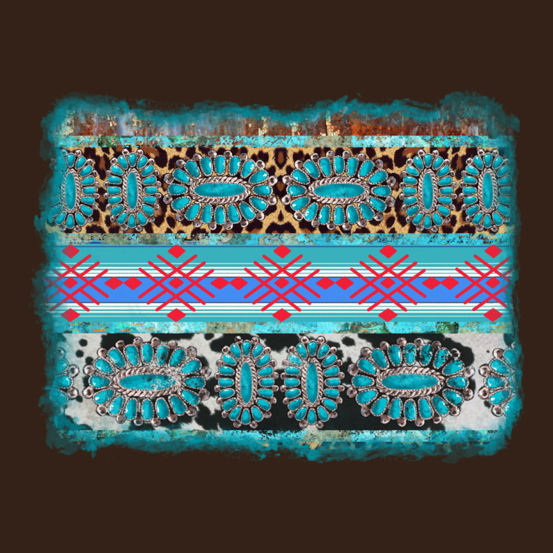 Turquoise Gemstone Background Heavy Core Tee by AdoDesignShop | Teevron