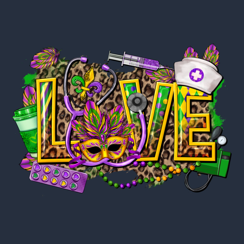Mardi Gras Love Nurse Zipper Hoodie by CowGirlArtShop | Teevron