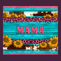 Cowhide Leopard Sunflowers Mama Premium Tee | Teevron
