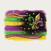 Mardi Gras Flag Zipper Hoodie | Teevron