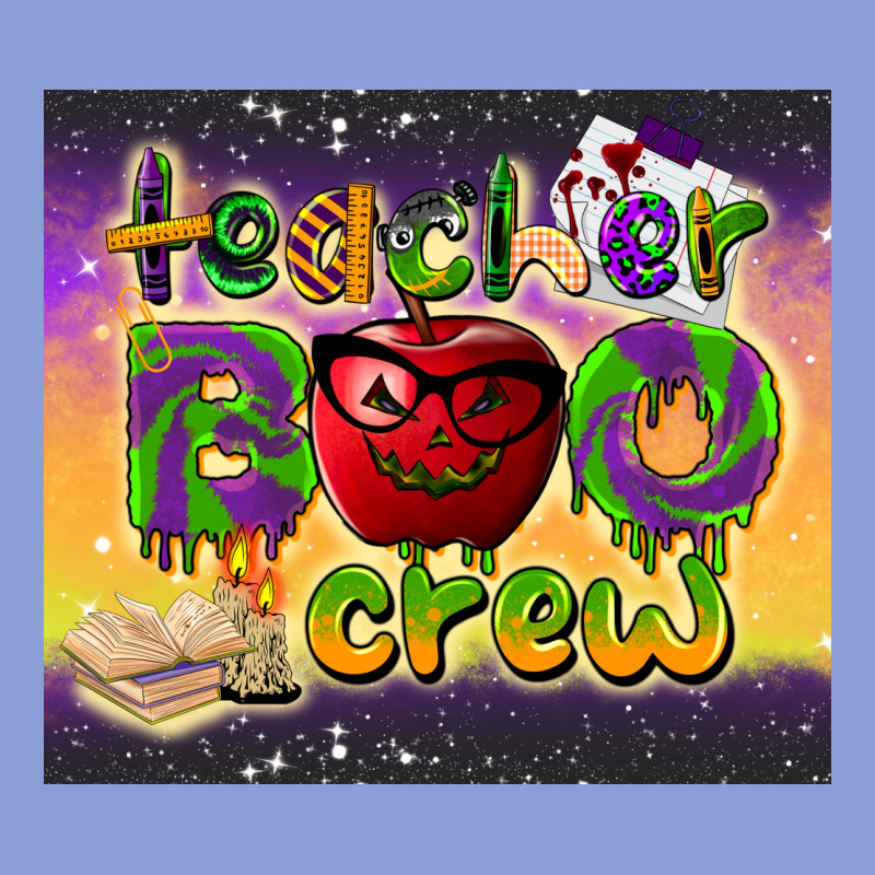 Teacher Boo Crew Tumbler Long Sleeve Tee by BarkalooDesign | Teevron