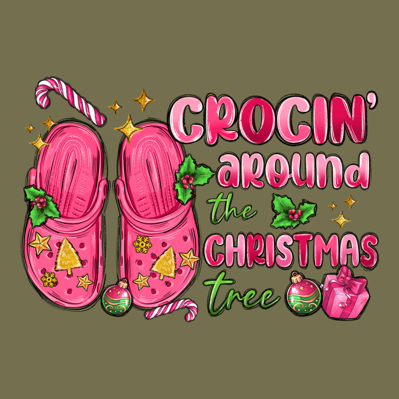 Crocin' Around The Christmas Tree Vintage Hoodie by MaliasSmallBusiness | Teevron