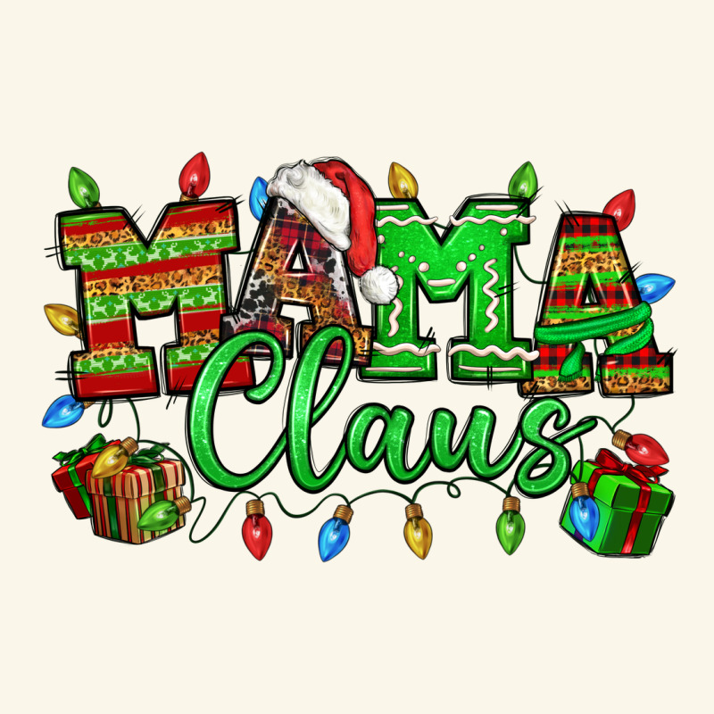 Mama Claus Christmas Lights And Gifts Mother's Day Premium Hoodie by HowdyJamesFarm | Teevron