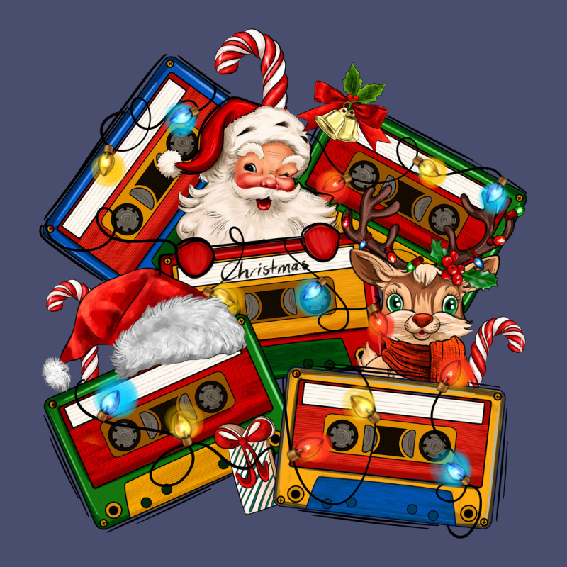 Christmas Cassette Tapes Vintage Tee by MaliasSmallBusiness | Teevron