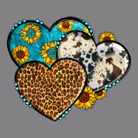 Cowhide Leopard Hearts Heavyweight Hoodie | Teevron