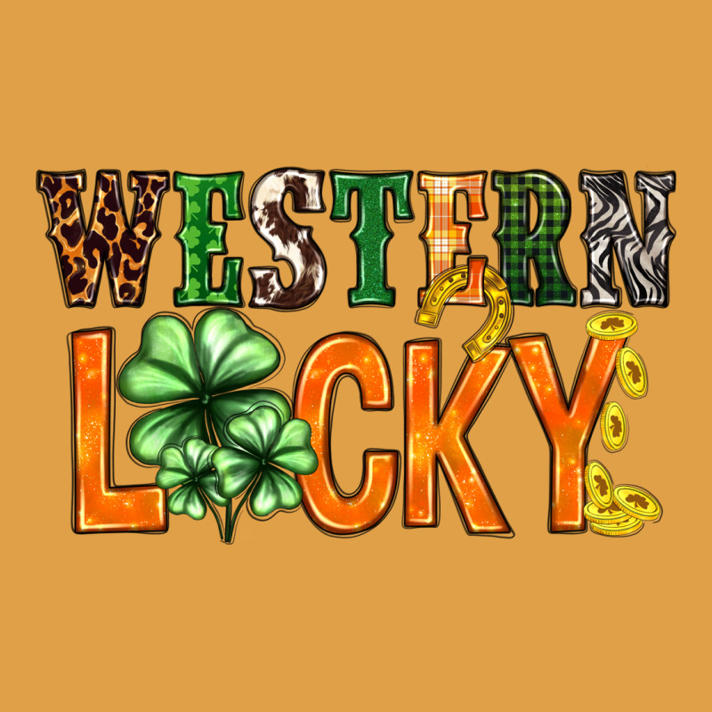 Western Lucky With Clover St. Patricks Day Premium Hoodie by HowdyJamesFarm | Teevron