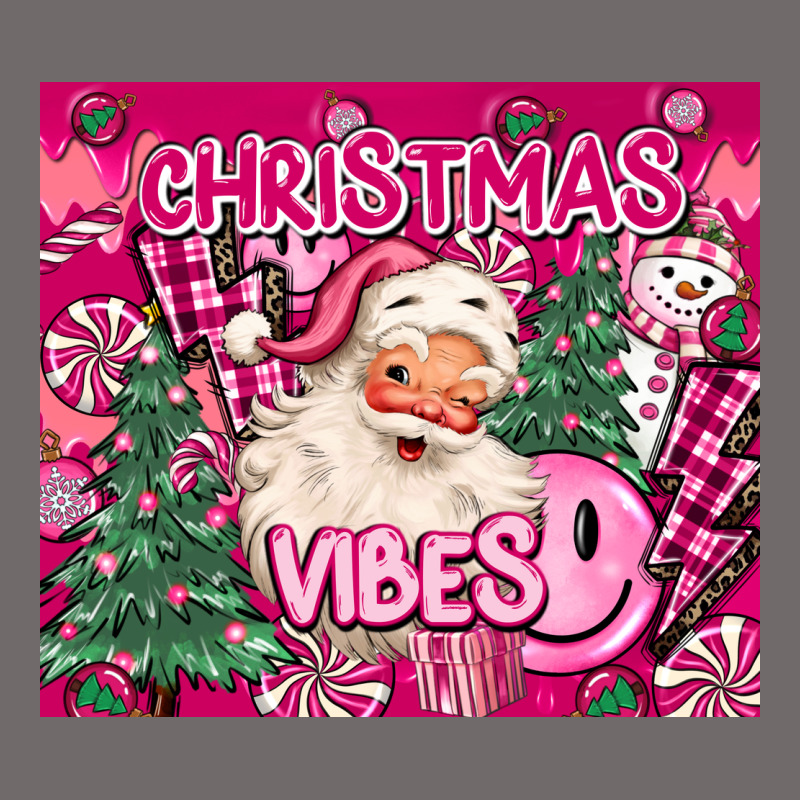 Pink Christmas Vibes Urban Heavy Tee by MaliasSmallBusiness | Teevron