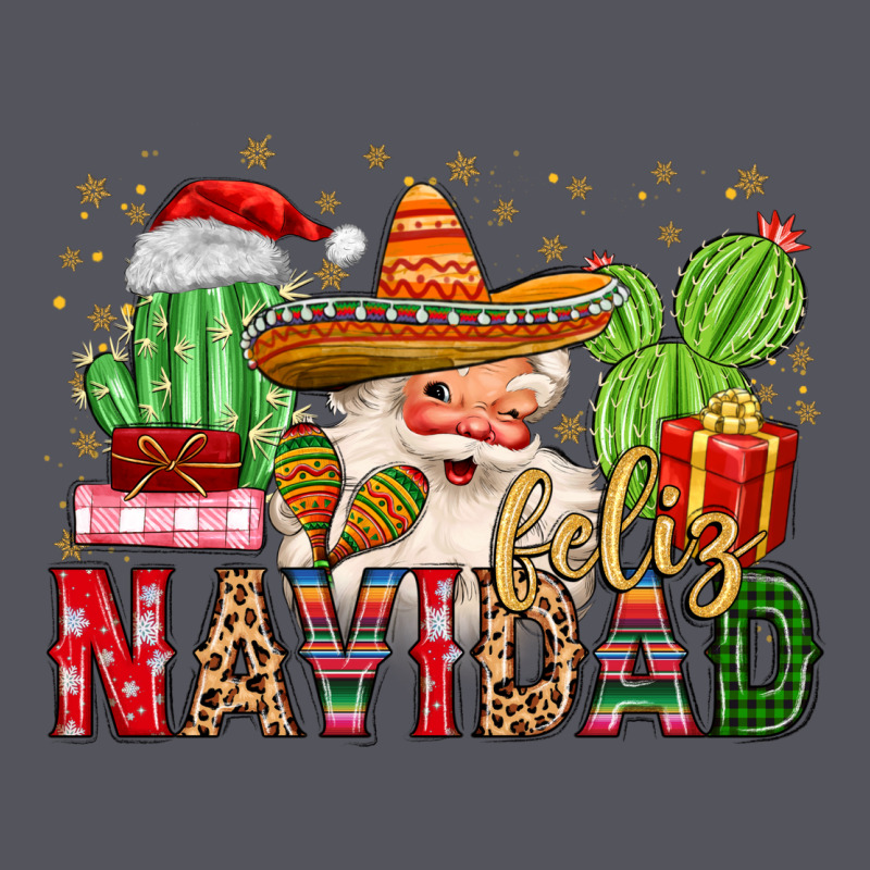 Feliz Navidad Santa Vintage Hoodie by MaliasSmallBusiness | Teevron