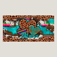 Hearts Mama License Plate Heavy Core Tee | Teevron
