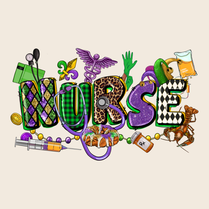 Nurse Mardi Gras Zipper Hoodie by CowGirlArtShop | Teevron