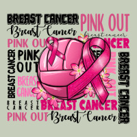 Volleyball Pink Out Breast Cancer Ladies Tee | Teevron