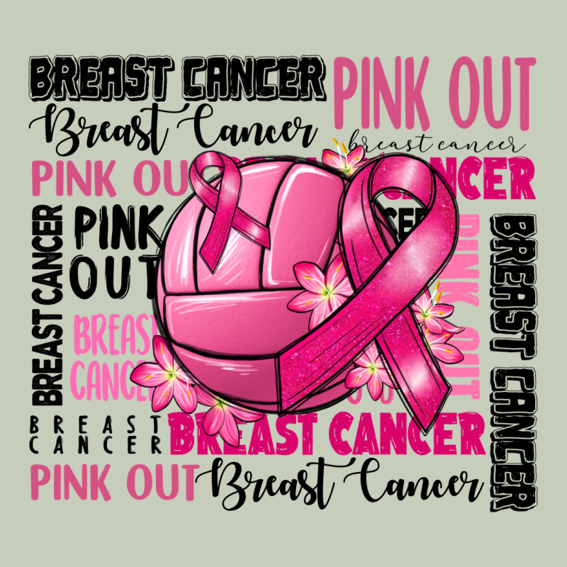 Volleyball Pink Out Breast Cancer Ladies Tee by RanaPortraitStore | Teevron