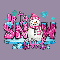 Up To Snow Good Pink Christmas Winter Snowman Classic Tee | Teevron