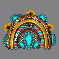 Western Gemstones Sunflowers Rainbow Heavyweight Hoodie | Teevron