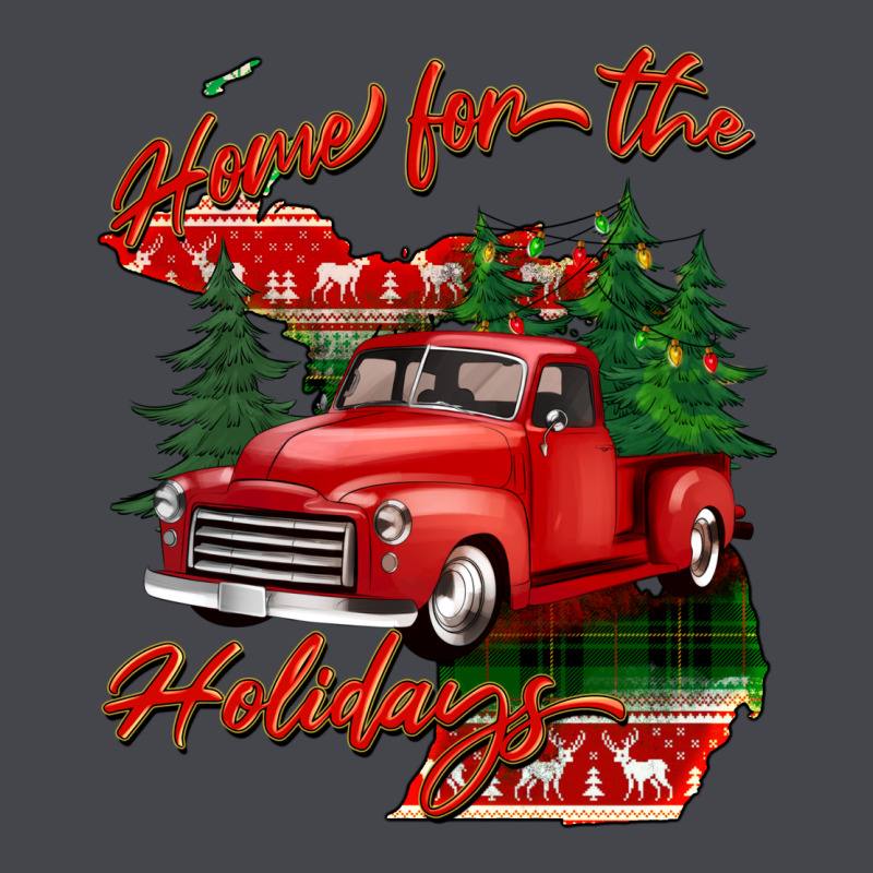 Home For The Holidays Michigan Long Sleeve Tee by BarkalooDesign | Teevron