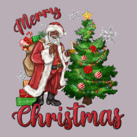 Merry Christmas Black Santa Vintage Tee | Teevron