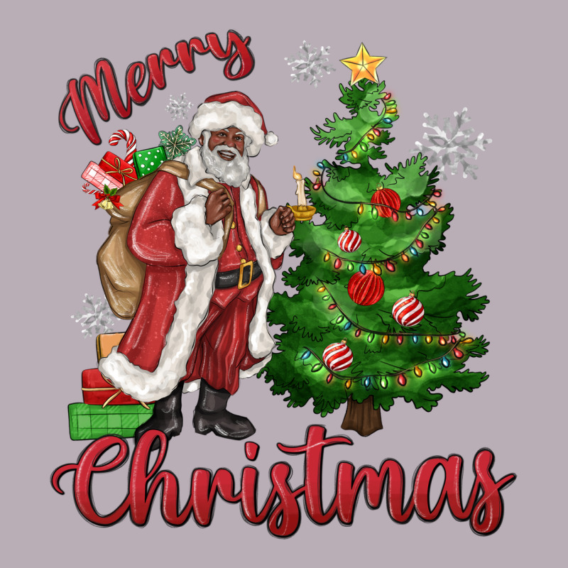 Merry Christmas Black Santa Vintage Tee by MaliasSmallBusiness | Teevron