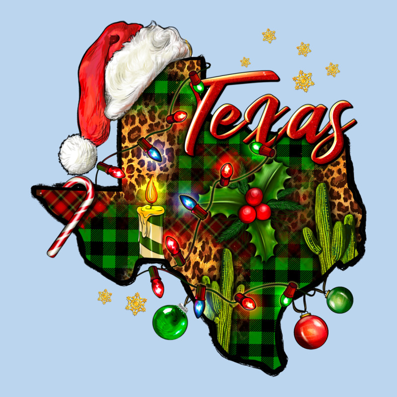 Christmas Texas Map Classic Tee by NancyCooperArtShop | Teevron