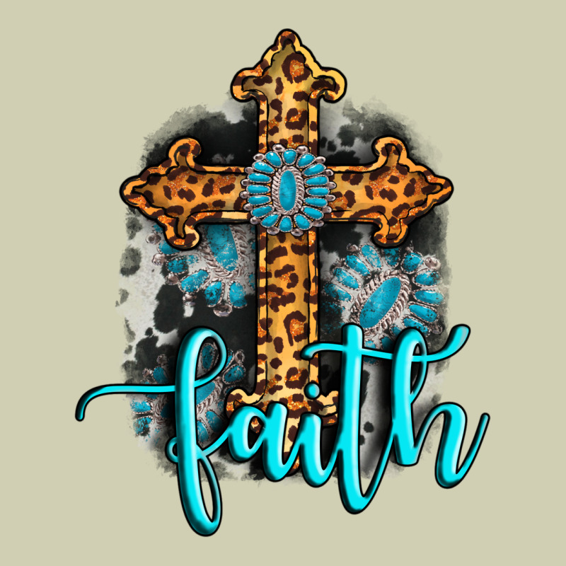 Faith Western Turquoise Heavy Core Tee by AdoDesignShop | Teevron
