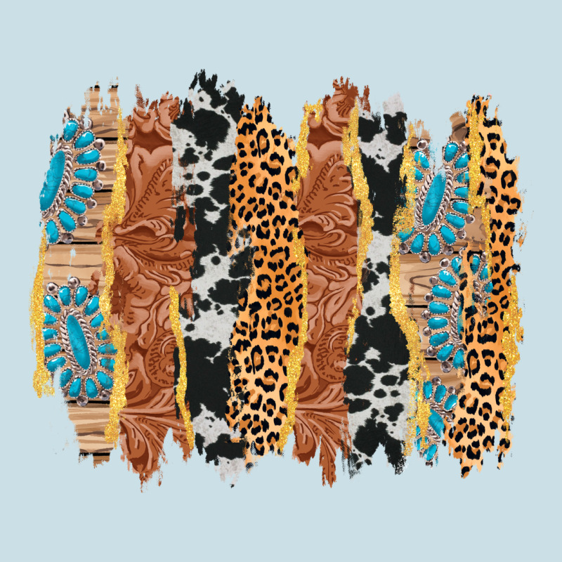 Western Brushstrokes Ladies Tee by AdoDesignShop | Teevron
