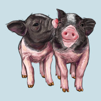Cute Baby Pigs Ladies Tee | Teevron