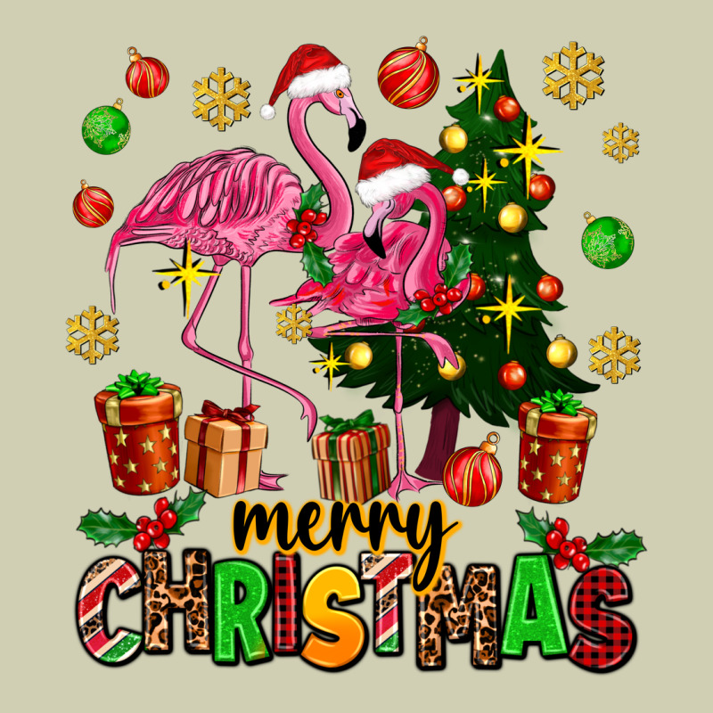Flamingo Merry Christmas Heavy Core Tee by AdoDesignShop | Teevron