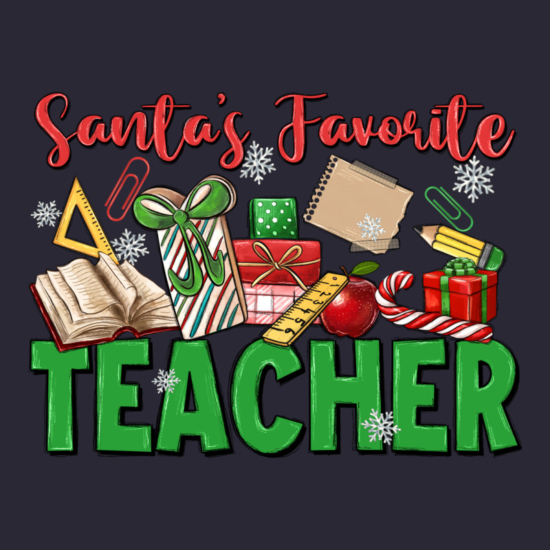 Santa's Favorite Teacher Vintage Tee by MaliasSmallBusiness | Teevron