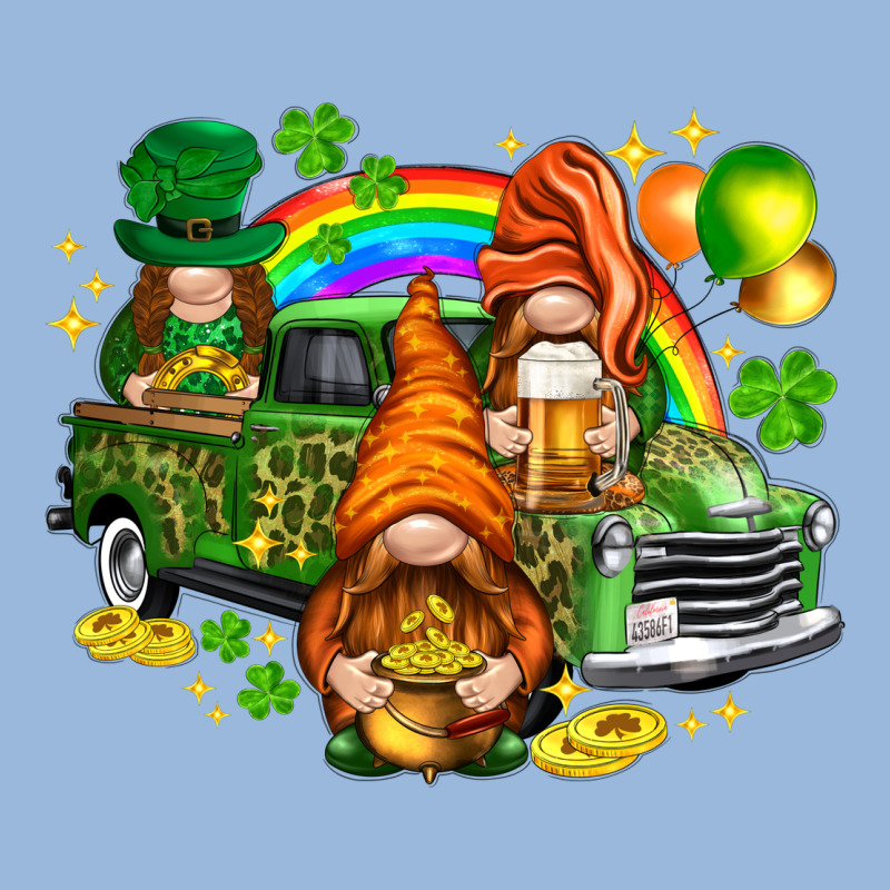 St. Patrick's Day Gnomies With Leopard Tumbler Premium Hoodie by HowdyJamesFarm | Teevron