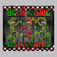 Dead Inside But It's Christmas Dancing Skeletons Long Sleeve Tee | Teevron