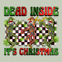 Dead Inside But It's Christmas Dancing Skeletons Long Sleeve Tee | Teevron
