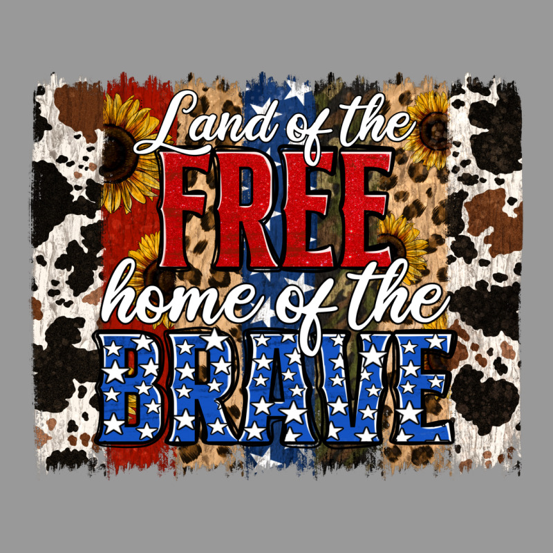 Land Of The Free Home Of The Brave Brushstroke Vintage Hoodie by Jasminsmagicworld | Teevron