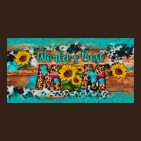 World's Best Mom Sunflower License Plate Heavy Core Tee | Teevron