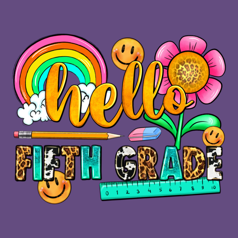 Hello Fifth Grade Vintage Hoodie by NancyCooperArtShop | Teevron