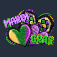 Mardi Gras Heart Zipper Hoodie | Teevron