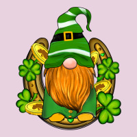 St Patricks Day Gnomes Horseshoe Shamrock Gold Ladies Tee | Teevron