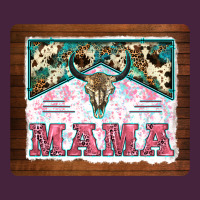 Western Bull Skull Mama Mousepad Premium Tee | Teevron