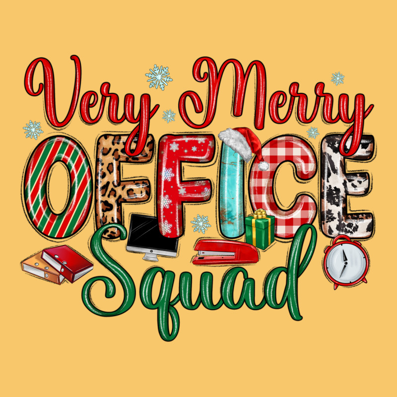 Very Merry Office Squad Vintage Hoodie by MaliasSmallBusiness | Teevron
