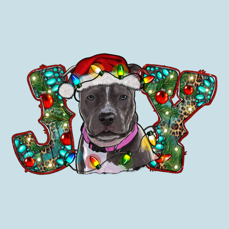 Christmas Pitbull Joy Ladies Tee by RanaPortraitStore | Teevron