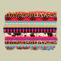 Aztec Western Leopard Cowhide Background Heavy Core Tee | Teevron