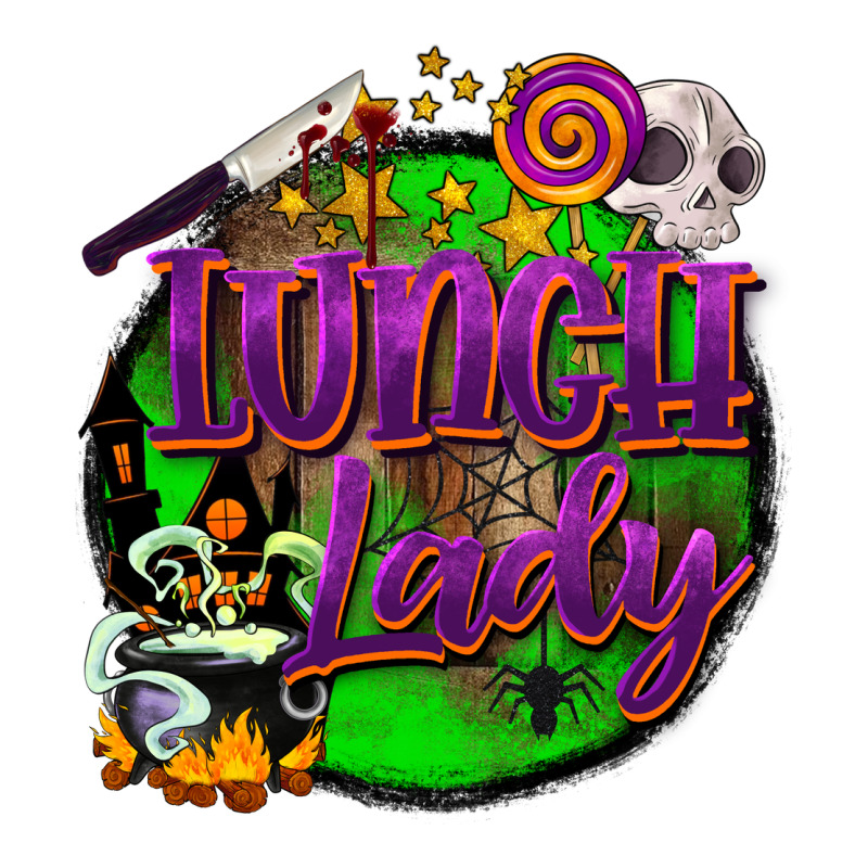 Halloween Lunch Lady Long Sleeve Tee by BarkalooDesign | Teevron