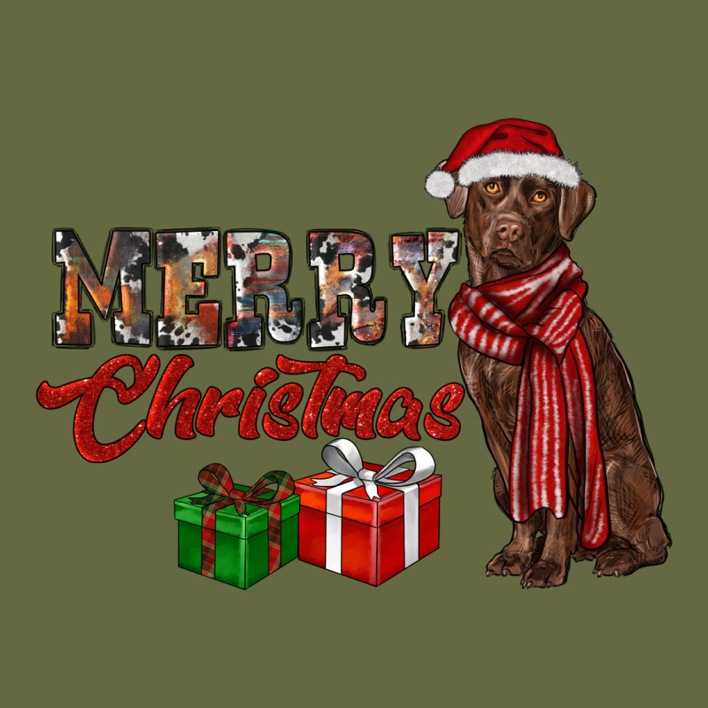 Merry Christmas Labrador Retriever Long Sleeve Tee by RanaPortraitStore | Teevron
