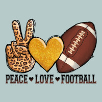 Peace Love Football Heavy Core Tee | Teevron