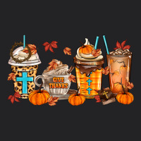 Give Thanks Coffee Cups Vintage Tee | Teevron