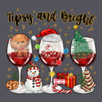 Tipsy And Bright Christmas Vintage Hoodie | Teevron