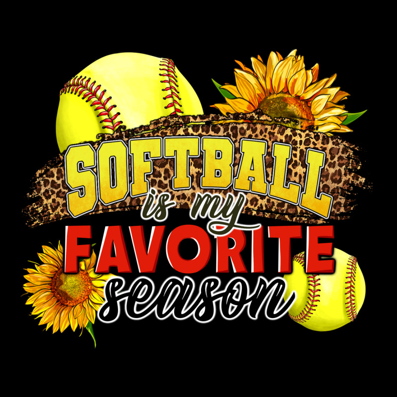 Softball Is My Favorite Season Premium Tee by LillyAllenDesigns | Teevron