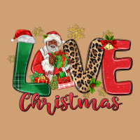 Love Christmas Black Santa Vintage Tee | Teevron