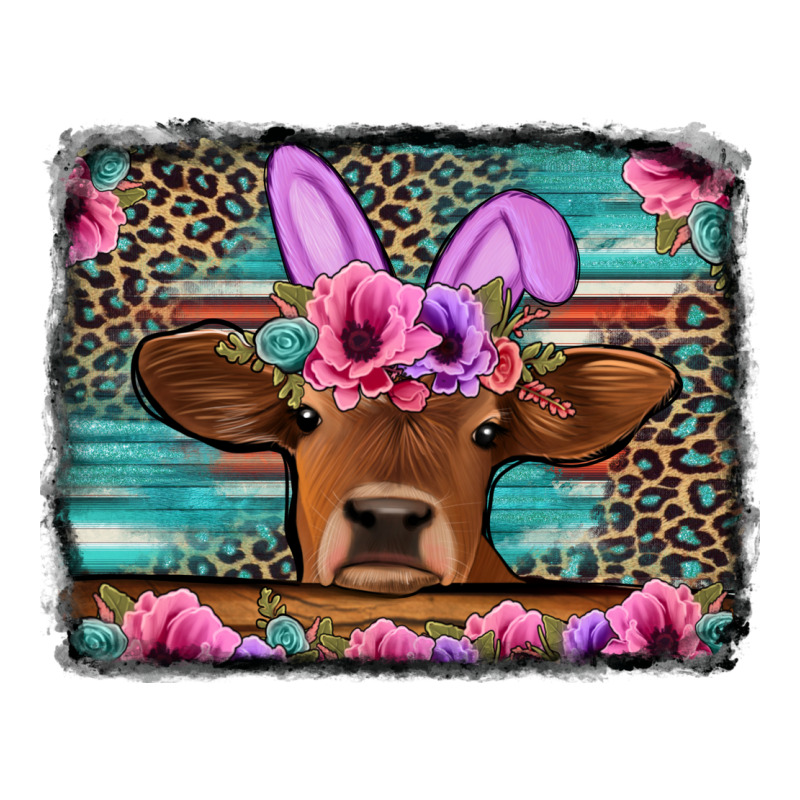 Easter Floral Leopard Cow Premium Tee by Jasminsmagicworld | Teevron