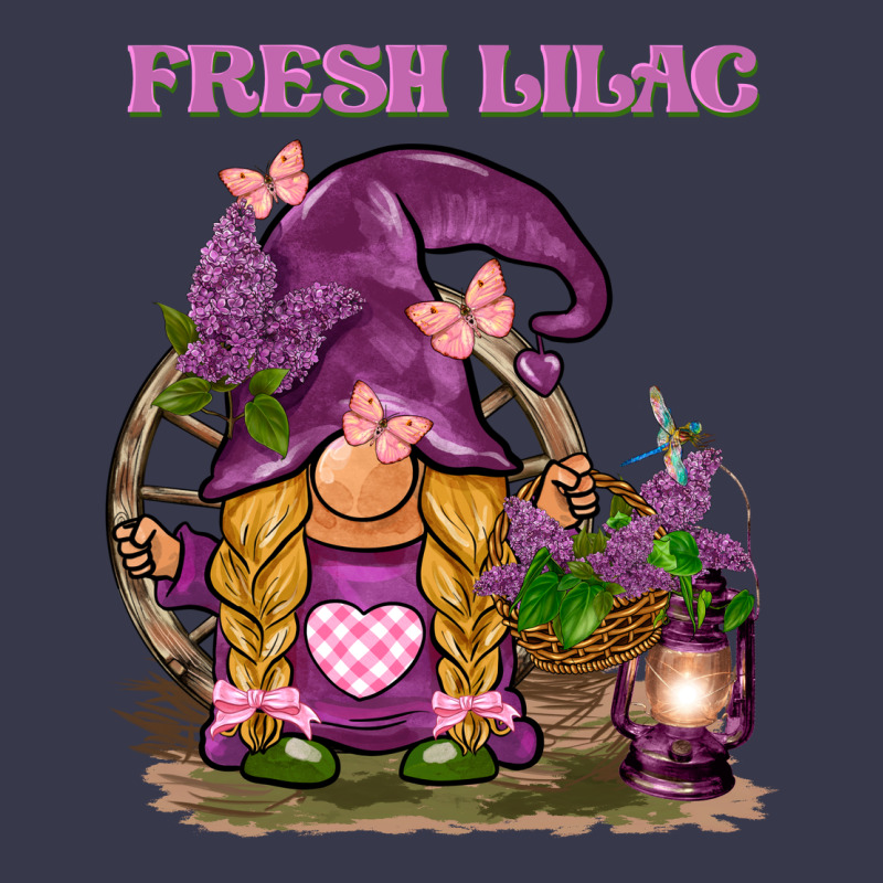 Fresh Lilac Gnome Long Sleeve Tee by BarkalooDesign | Teevron