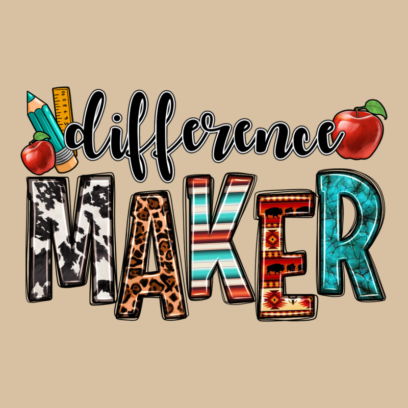 Difference Maker Teacher Heavyweight Hoodie by OliviaCreatesArt | Teevron