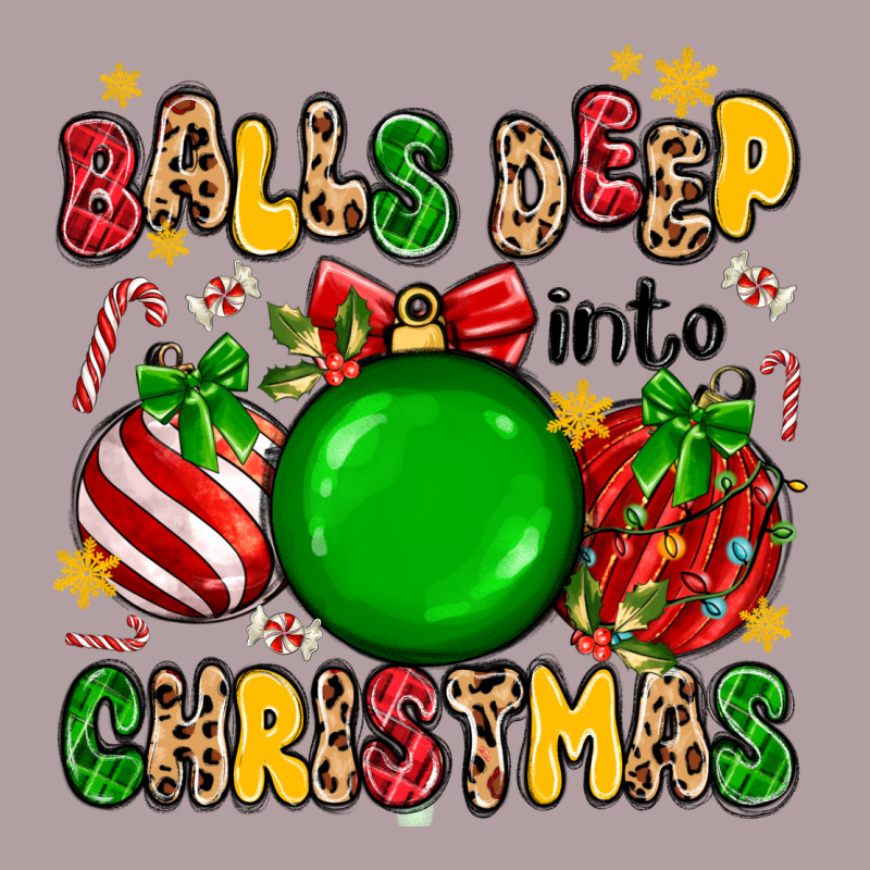 Balls Deep Into Christmas Vintage Hoodie by MaliasSmallBusiness | Teevron